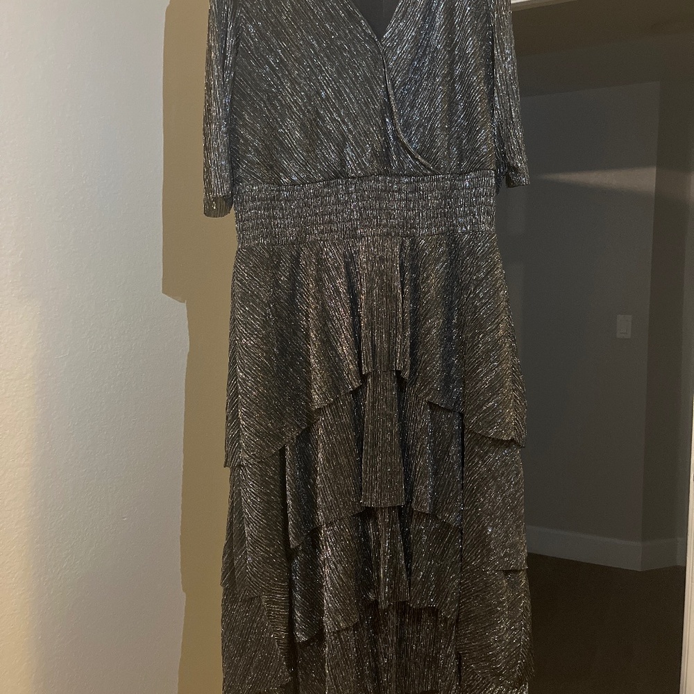 Vestido plateado